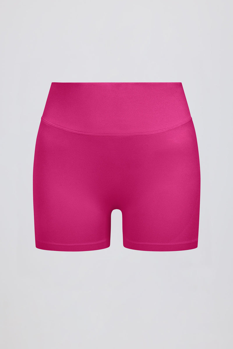 Define Luxe Mini Shorts in Berry