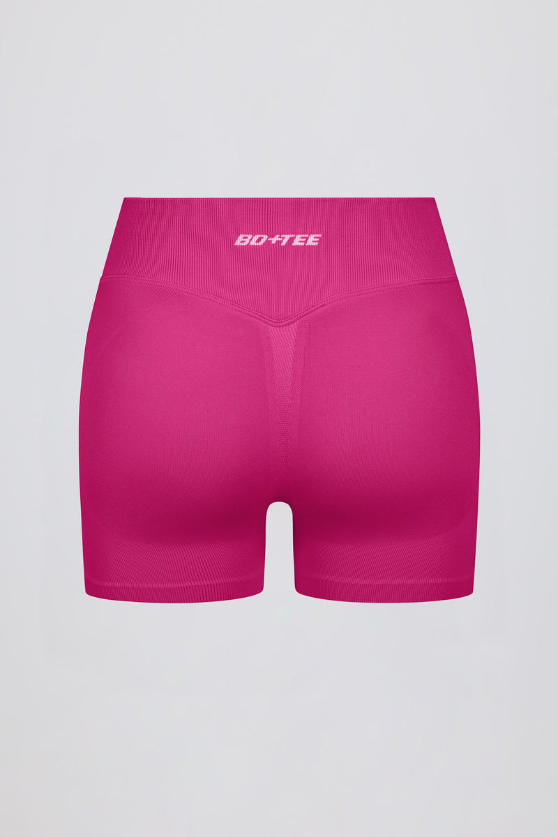Define Luxe Mini Shorts in Berry