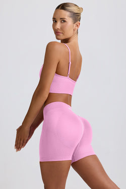 Define Luxe Mini Shorts in Rose